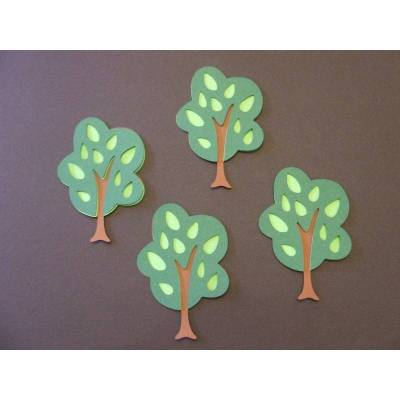 süßer Baum - Stanzteile - Scrapbooking