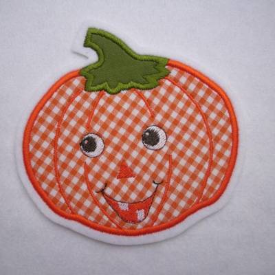 Applikation ☆ Aufnäher  ☆ niedlicher Kürbis ☆