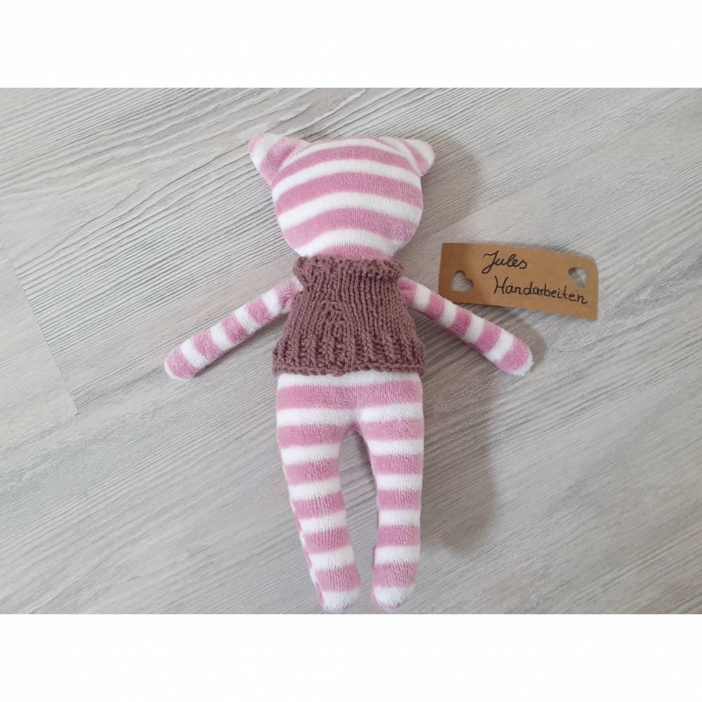Bundle ITH Stickdatei Hase, Bär und Katze, 16x26 cm Rahmen + Strickanleitung Bild 3