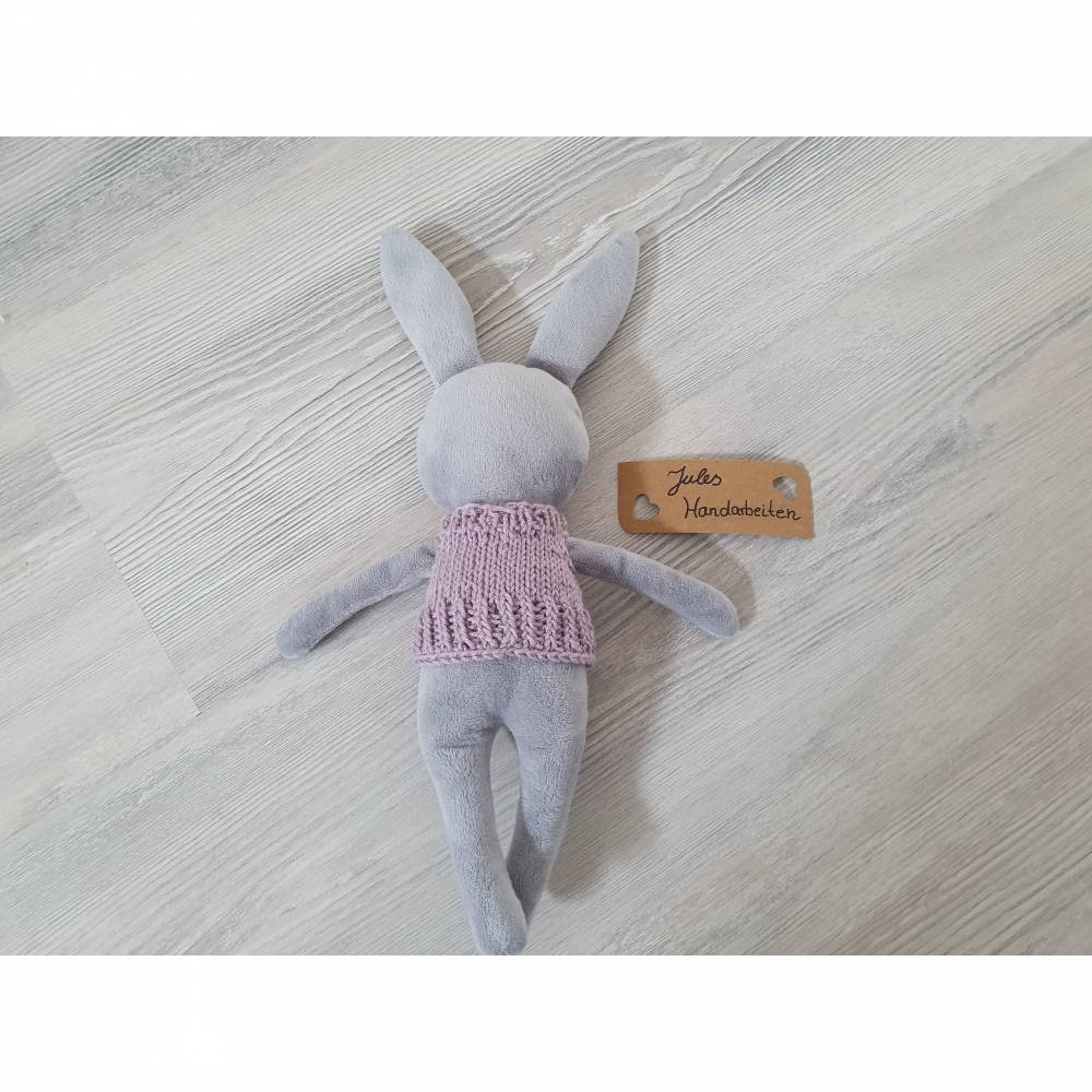 Bundle ITH Stickdatei Hase, Bär und Katze, 16x26 cm Rahmen + Strickanleitung Bild 4