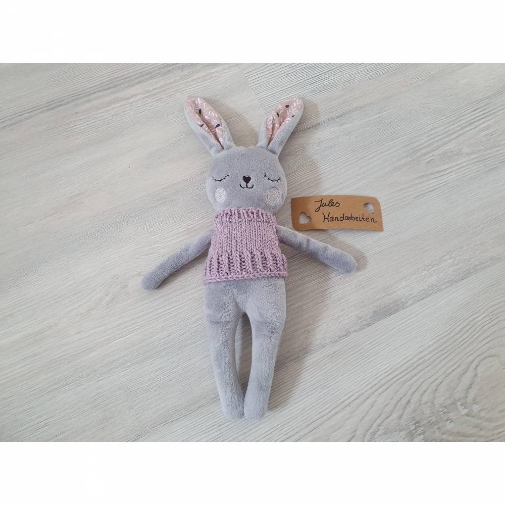 Bundle ITH Stickdatei Hase, Bär und Katze, 16x26 cm Rahmen + Strickanleitung Bild 5