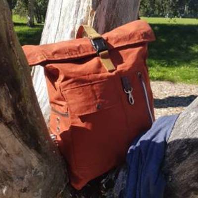 Nähanleitung Rolltop-Rucksack Frädi