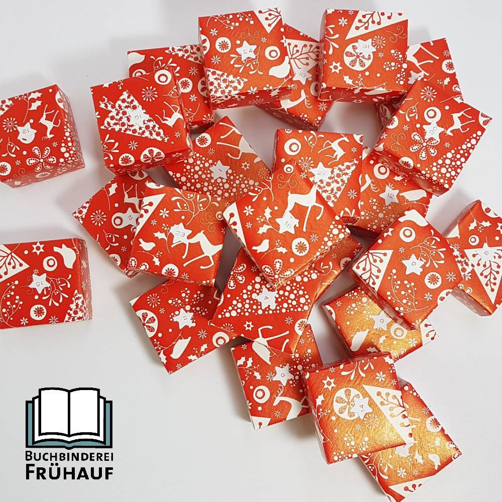 % SALE % Adventskalender zum befüllen 24 Kästchen Bild 1