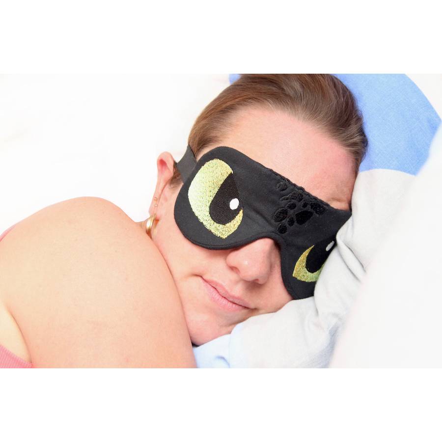 ITH Schlafbrille Drache Stickdatei 2 teilig für Kinder und Erwachsene Rahmen 13x18 bzw. 17x20 oder größer Bild 4