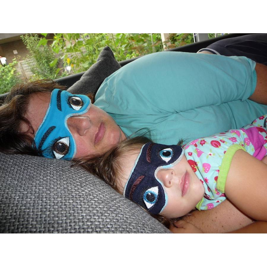 ITH Schlafbrille Augen Stickdatei 2 teilig für Kinder und Erwachsene Rahmen 13x18 bzw.17x20 oder größer Bild 4