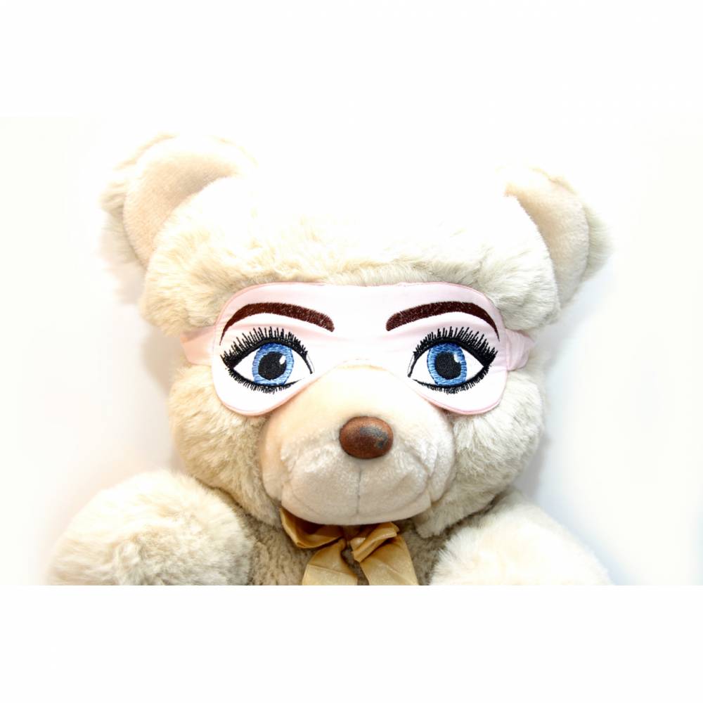 ITH Schlafbrille Augen Stickdatei 2 teilig für Kinder und Erwachsene Rahmen 13x18 bzw.17x20 oder größer Bild 8