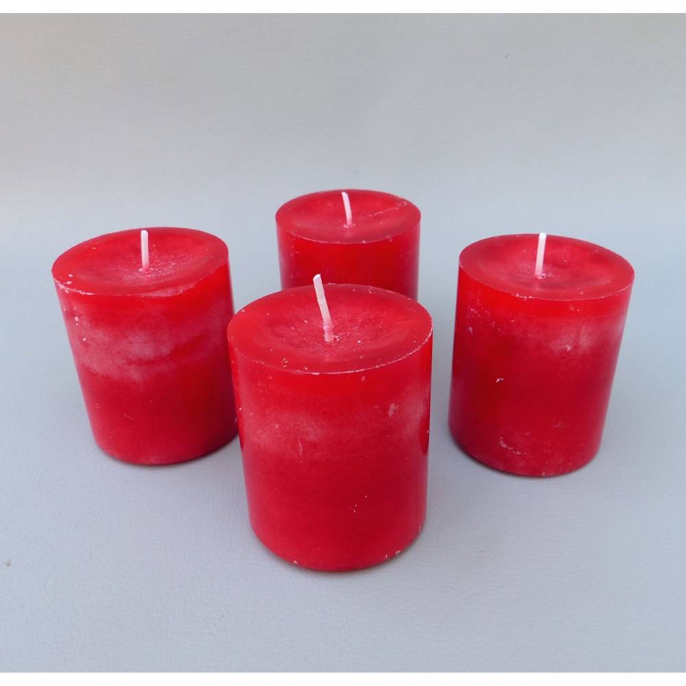 Adventskranz aus Filz mit Eulen in Rot-Grün Bild 9