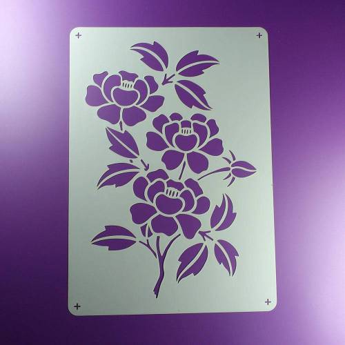 Schablone Blumenstrauß Strauß Blume - BE18