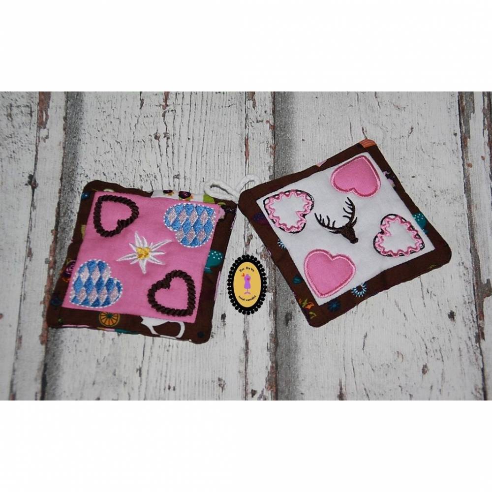 Stickdatei Bayern-Minis 10x10 Rahmen 14 Dateien Tracht Landhaus Wiesn Oktoberfest Bavaria Bild 5