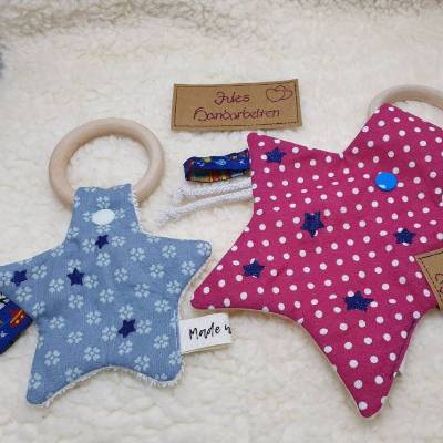 ITH Stickdatei Schmusetuch Stern in 13x18 cm und 20x28 cm