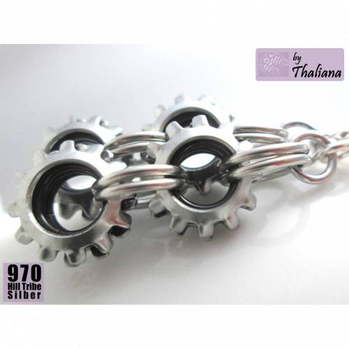 coole Ohrringe aus Edelstahl u. Silber Steampunk