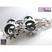 coole Ohrringe aus Edelstahl u. Silber Steampunk