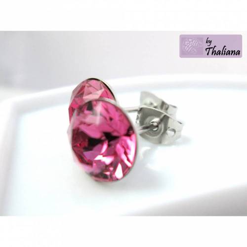 tolle rosa Ohrstecker pinke Stecker