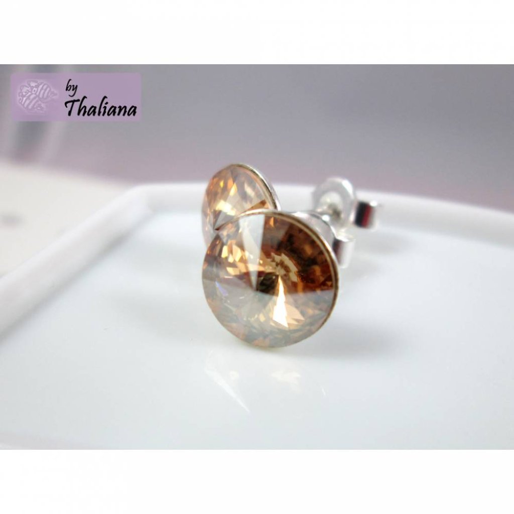 WANDERDÜNE Ohrstecker Funkeln sand hochwertig Bild 1