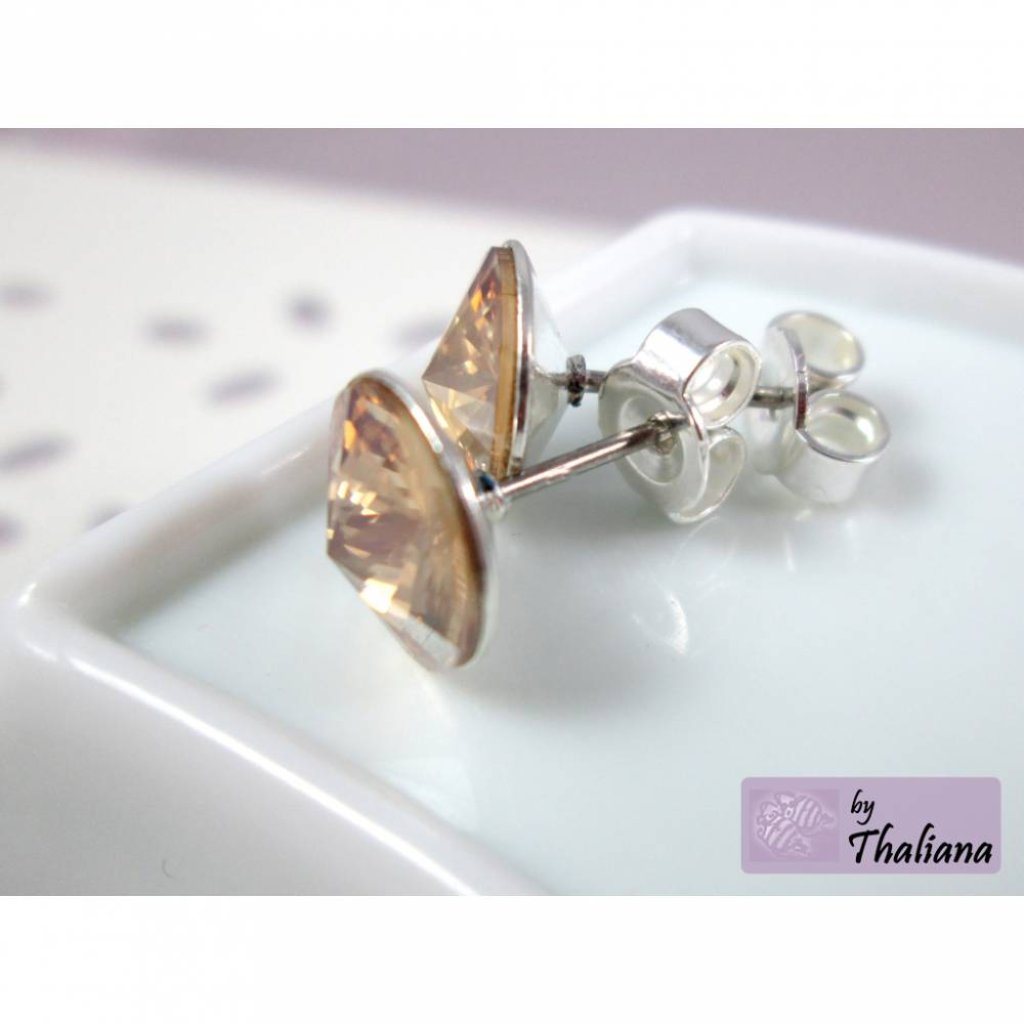 WANDERDÜNE Ohrstecker Funkeln sand hochwertig Bild 2