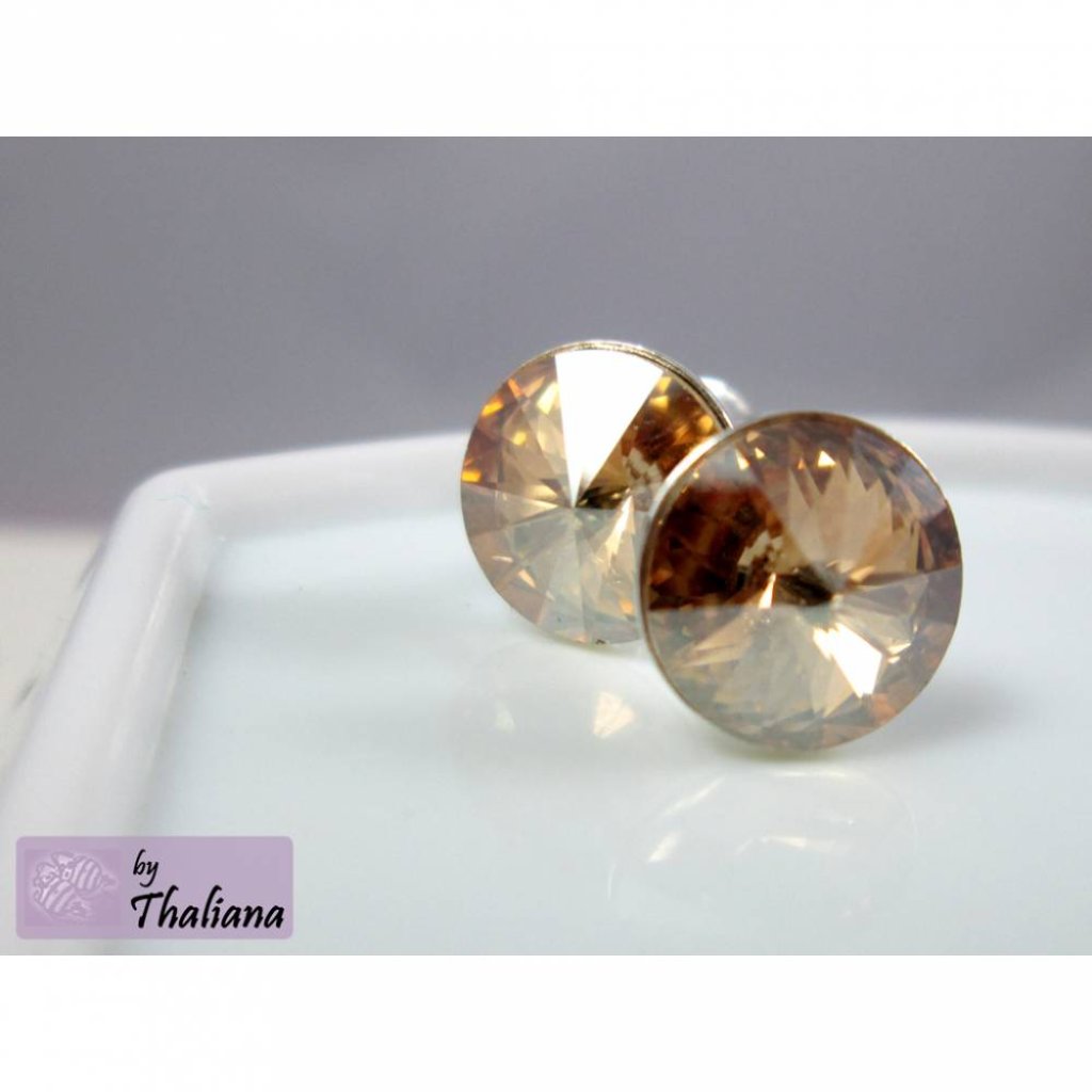 WANDERDÜNE Ohrstecker Funkeln sand hochwertig Bild 3