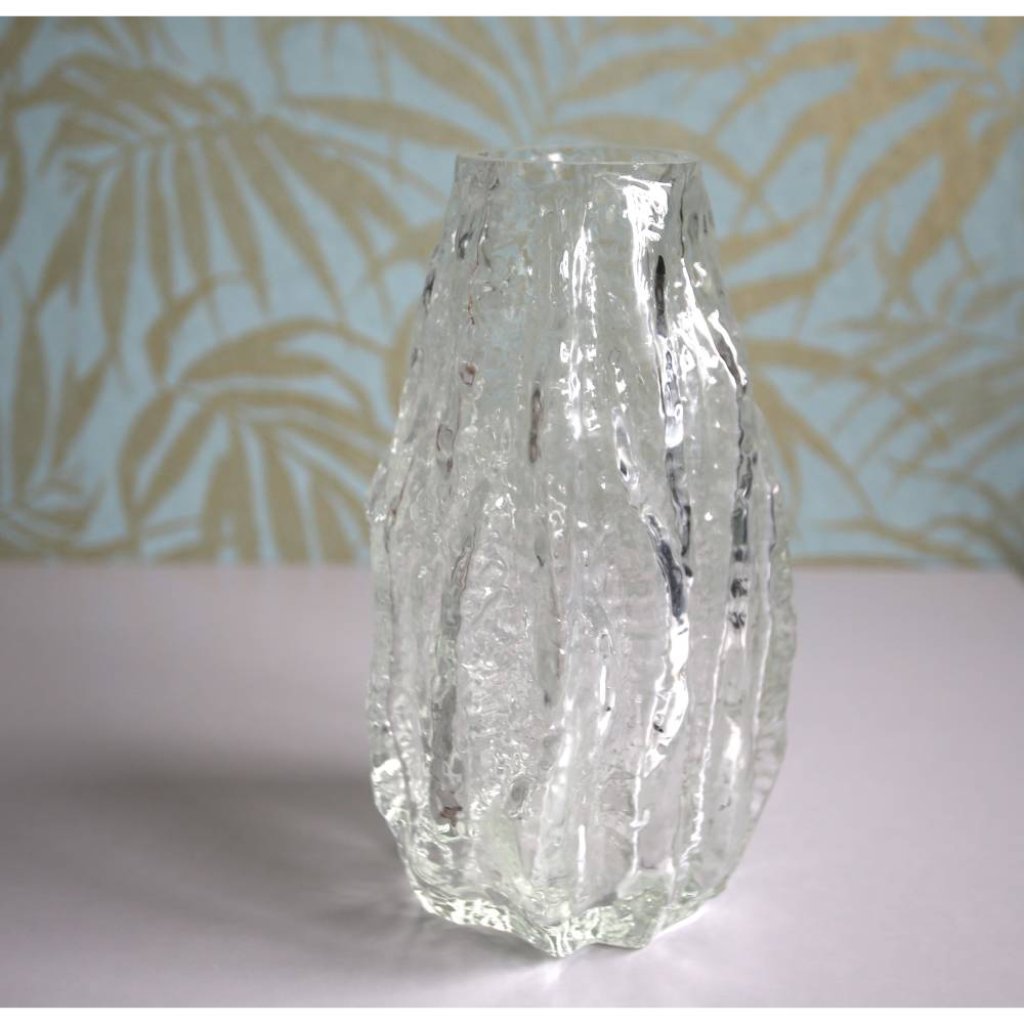 Vase Eisvase Finnland 70er Jahre