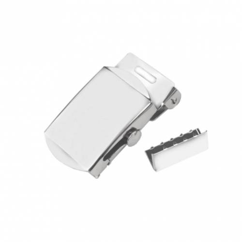 Gürtelschnalle, silber, 25 mm