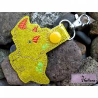 TRICERATOPS Dino Anhänger für Kindergartentasche