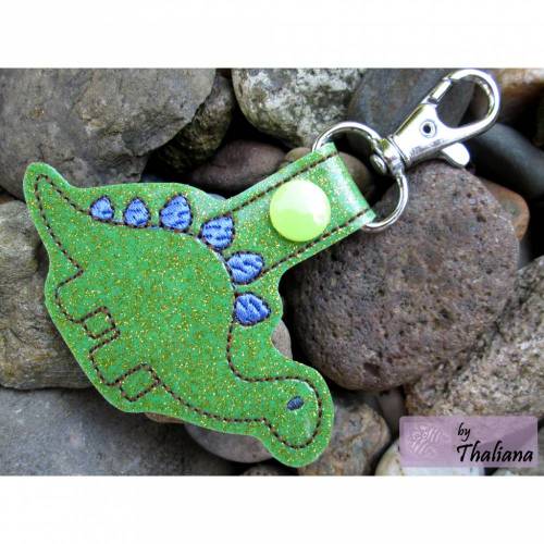 STEGOSAURUS Dino Anhänger für Kindergartentasche