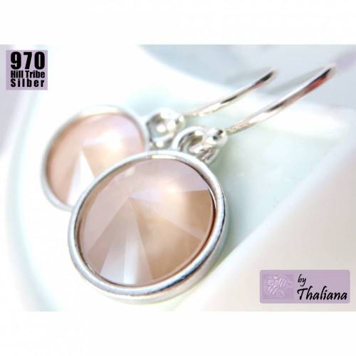 Ohrhänger IVORY cremefarbene Ohrringe aus Silber