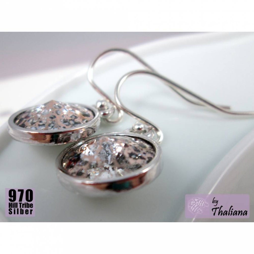 ROSÉGOLD Leopard ECHT SILBER Ohrringe Bild 3