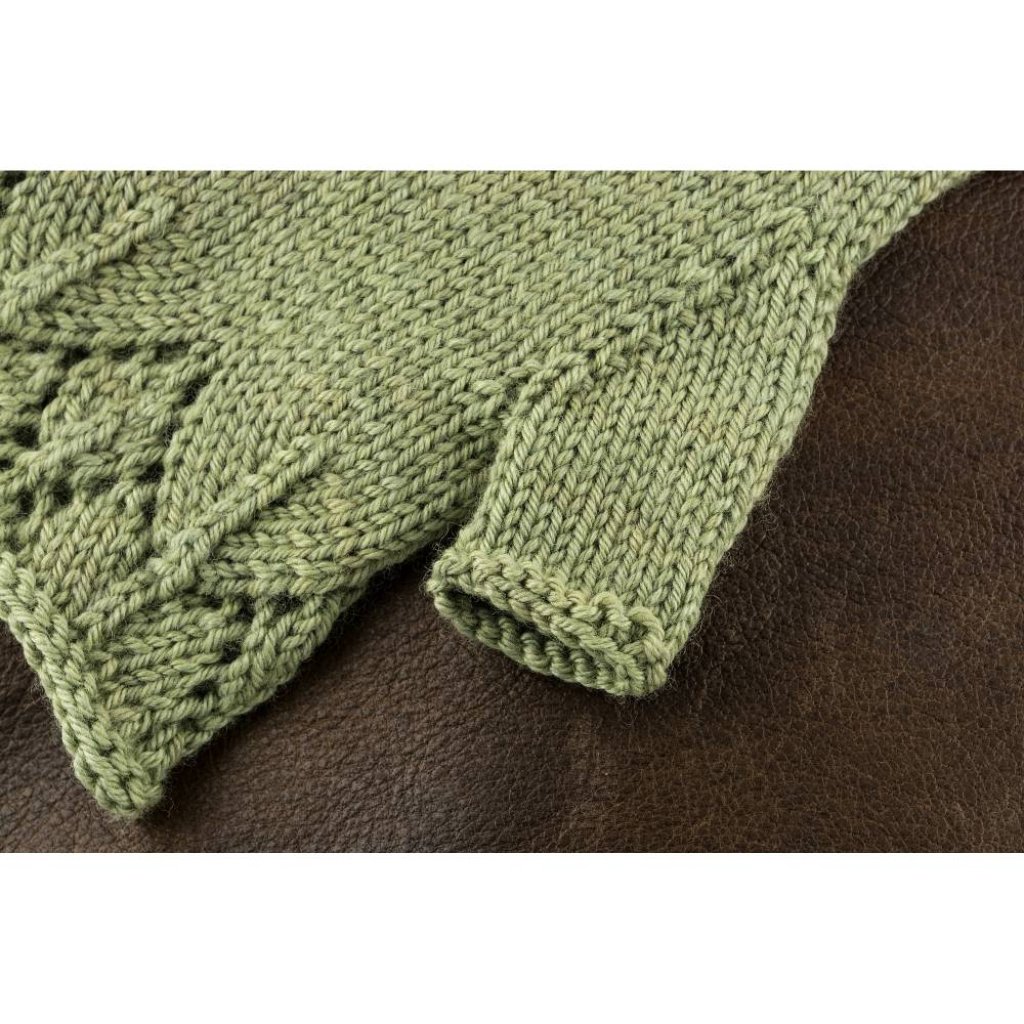 Elegante Stulpen mit Lochmuster Leah; (Strickanleitung), Armstulpen stricken Bild 5
