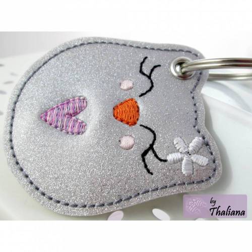 SCHNEEeule Eule Schlüsselanhänger Taschenbaumler