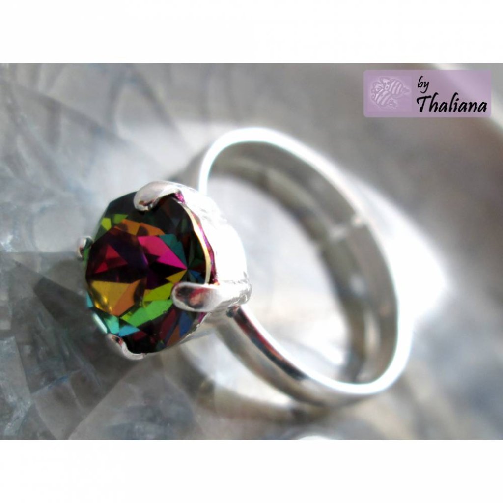 edler bunter Ring NOVA eleganter Fingerring Bild 1