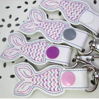 MEERMÄDCHEN rosa Anhänger für Tasche Schlüssel