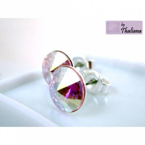 APFELBLÜTE rosa Ohrstecker Funkeln pink hochwertig