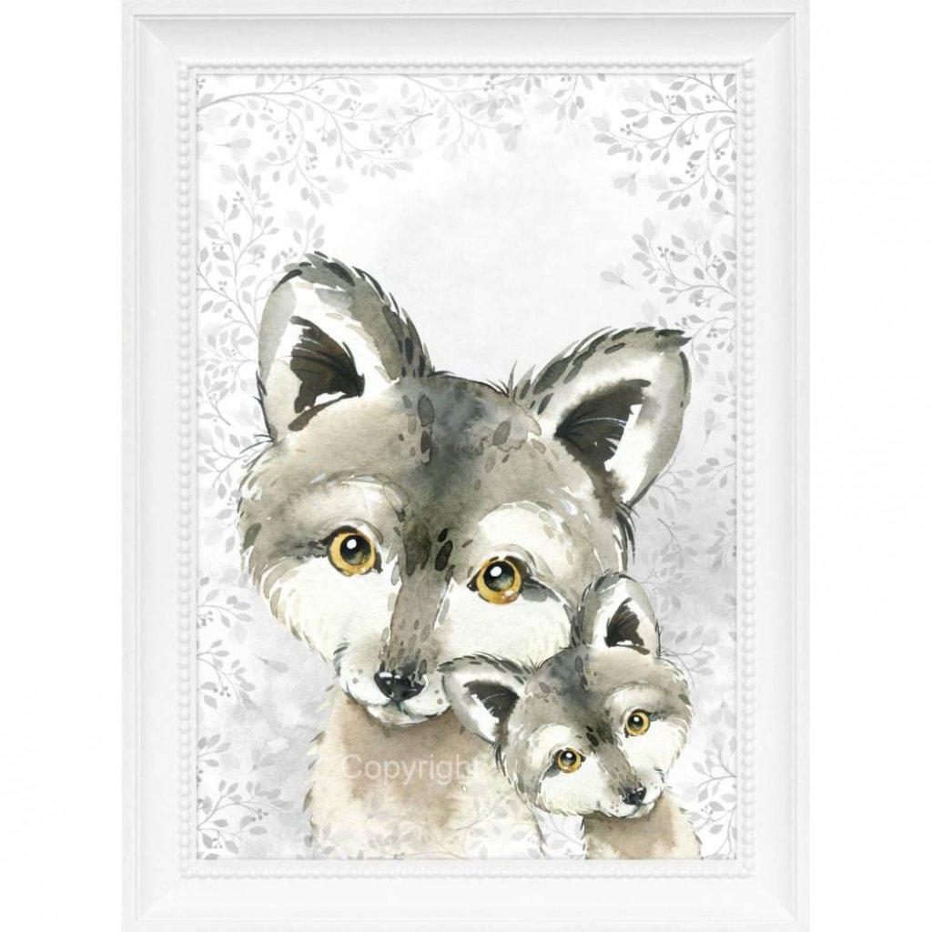 Motivpapier Briefpapier Waldtiere Reh Fuchs Eule