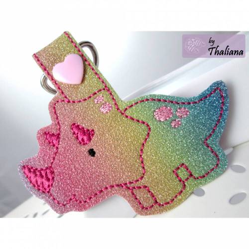 TRICERATOPS Dino Anhänger für Kindergartentasche