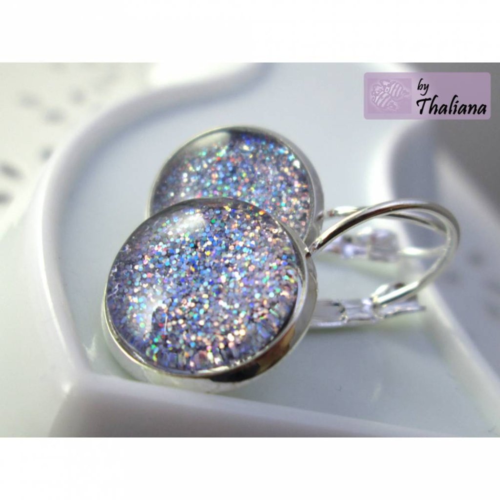 GLIMMER glitzernde Ohrringe Ohrhänger Brisuren Bild 1