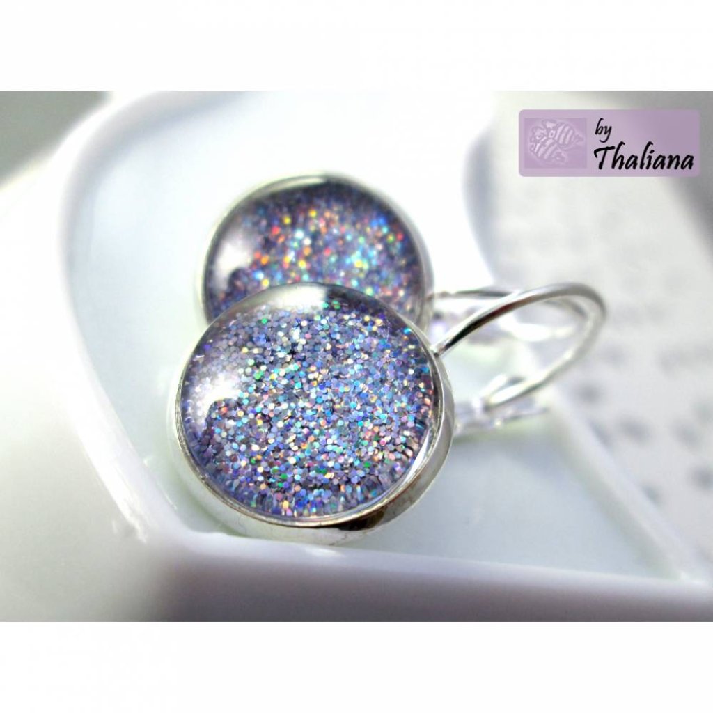 GLIMMER glitzernde Ohrringe Ohrhänger Brisuren Bild 2