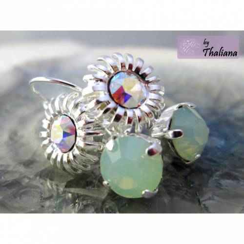 tolle Ohrringe GÄNSEBLÜMCHEN Ohrhänger Brisuren