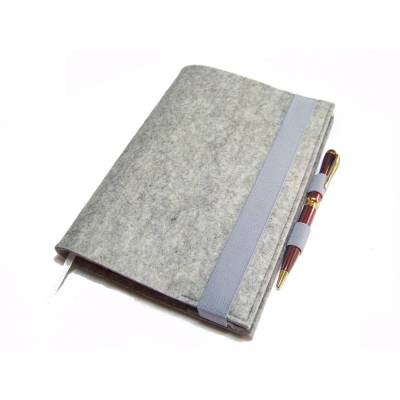 Buchhülle Din A5 oder Maßanfertigung für Kalender Notizbuch aus Wollfilz | personalisierbar | optionaler Stifthalter