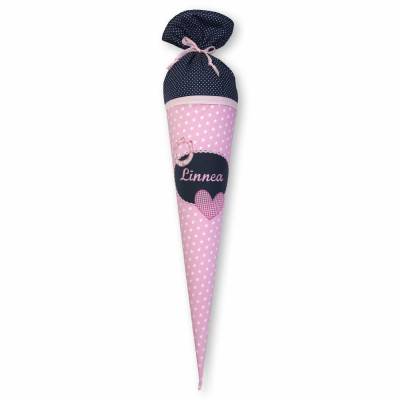 Schultüte Mädchen, Stoffschultüte, Schultüte aus Stoff, Stoffschultüte Mädchen, Schultüte aus Stoff Hufeisen