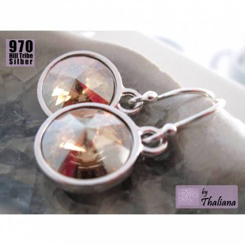 WANDERDÜNE sandfarbene Ohrringe Funkeln sand beige