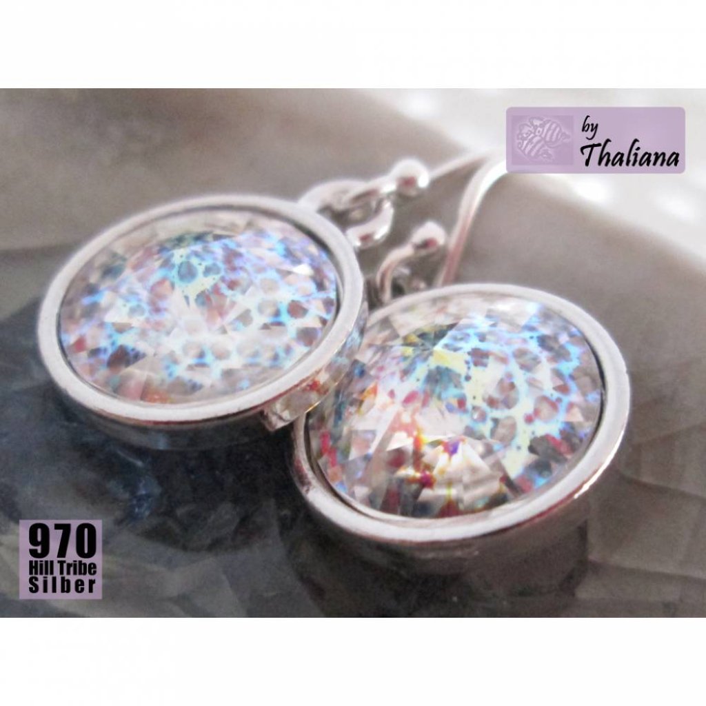 VERWUNSCHENER SPIEGEL Ohrringe Funkeln Silber edel Bild 2