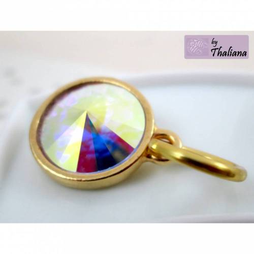 STERNENSTAUB vergoldeter Anhänger glitzernd funkel