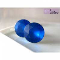 eisig dunkelblaue Ohrstecker BLAU edle Ohrstecker