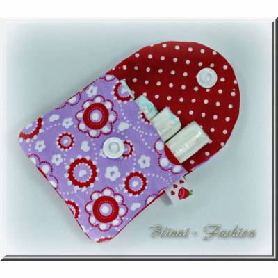 Tampontasche SERVICE PACK II, Etui für Tampons ServicePack, Organizer mit 2 Fächern für Handtasche, Farbwahl