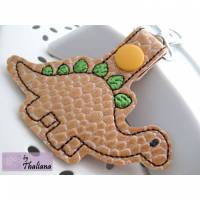 STEGOSAURUS Dino Anhänger für Kindergartentasche