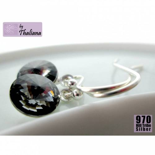 Mini-FUNKELei DUNKLER KOMET silbergrau Echtsilber