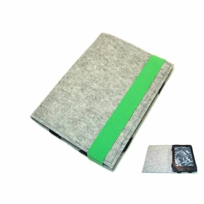 aufklappbare eBook Reader eReader Tablet Hülle Wollfilz Filz Maßanfertigung bis max 8,0", z.B. für Tolino Vision 4HD Kindle personalisierbar
