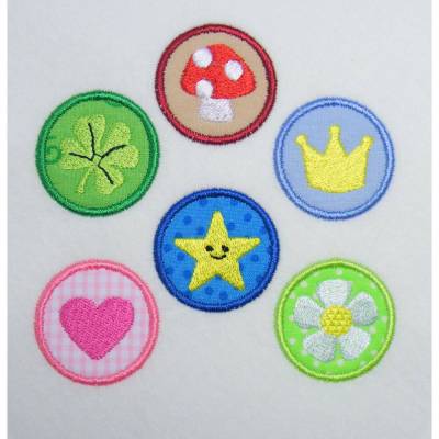 Aufnäher Patch Button