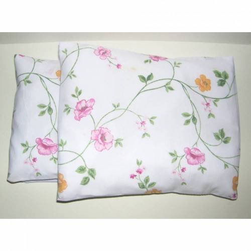 Puppenbettzeug, 5 teilig. Puppenkissen, Wunschgröße, passend für Puppenwagen, Bettwäsche, Puppenbett, Bettwäsche Puppenwagen, Blumen