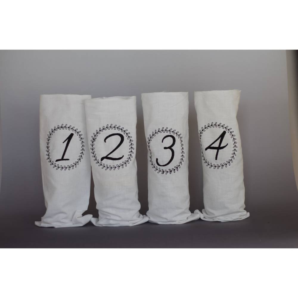 Stickdatei "Adventskranz-Zahlen" Bild 2