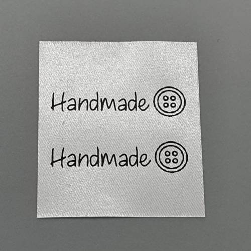 Handmade Seitenlabel "Knopf"